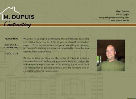 M Dupuis contracting M Dupuis contracting